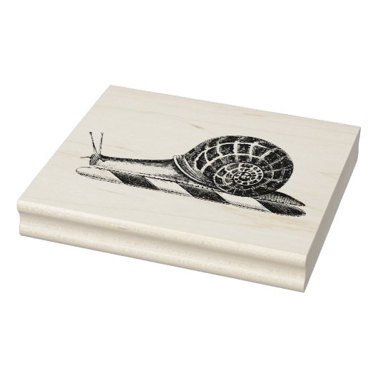 Zeichnend Vintage Schnecke Gummistempel (Stempel)