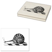 Zeichnend Vintage Schnecke Gummistempel (Stempel)