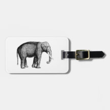 Zeichnend Vintager Elefant