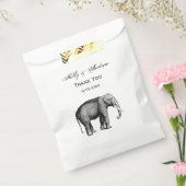 Zeichnend Vintager Elefant Geschenktütchen (Versiegelt)