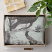 zeichnend Vintager Elefant Seidenpapier (Geschenk)