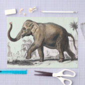 zeichnend Vintager Elefant Seidenpapier (Handwerk)