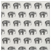 Zeichnend Vintager Elefant Stoff (Muster)