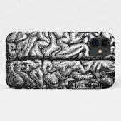 ZEICHNEND Vintages GEHIRN Case-Mate iPhone Hülle (Rückseite (Horizontal))