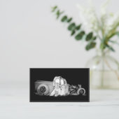 Zeichnend Visitenkarte für alte Paare und Straßen (Stehend Vorderseite)