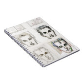 Zeichnend Wasserfarbenlinie für Männer Notizblock (Rechte Seite)