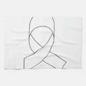 Zeichnend Weißband Geschirrtuch (Horizontal)