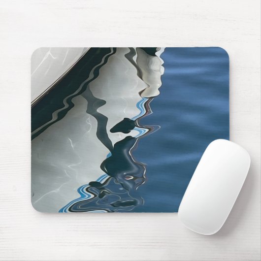 Zeichnend Wellen Mousepad (Mit Mouse)