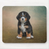Zeichnend Welpe Bernese Mountain Dog Mousepad (Vorne)