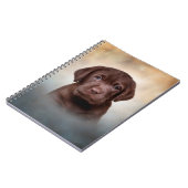 Zeichnend Welpe Labrador Notizblock (Linke Seite)
