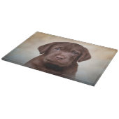 Zeichnend Welpe Labrador Schneidebrett (Ecke)