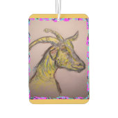 zeichnend Ziege Autolufterfrischer (Rückseite)