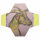 zeichnend Ziege Fußball (Flach)