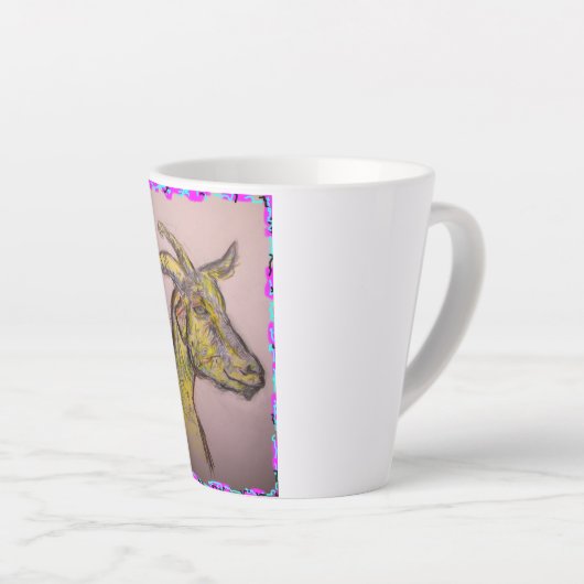 Zeichnend Ziege Milchtasse (Rechte Ecke)