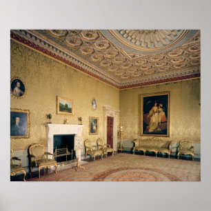 Zeichnend Zimmer von Adam, c.1770-80 Poster