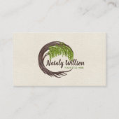 Zeichnend Zirkularbaum Visitenkarte (Vorderseite)