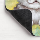 zeichnende Katze Mousepad (Ecke)