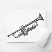 "Zeichnende " Trompete Mousepad (Mit Mouse)