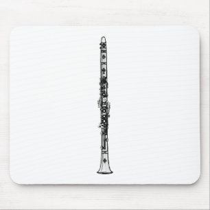 "Zeichnender " Clarinet Mousepad