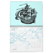 Zeichnender kreativer Federkalender der Kunst 2014 Kalender (Jan 2026)