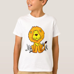 Zeichnender Kunst-TierT - Shirt des Löwes