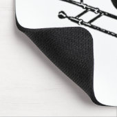 "Zeichnender " Trombone Mousepad (Ecke)