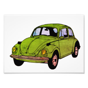Zeichnendes Hippie-Auto, beruflicher Druck Kodaks