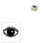 Zeichnendes Illustrationsmuster der Augen Gummistempel (Stempel)