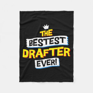 Zeichner Job Beruf Funny Sarcastic Zitat Fleecedecke