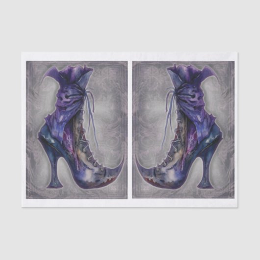 Zeichnet das Verlassen Dekoupage-Tissue-Papier und Seidenpapier (Vorderseite)