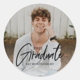 Zeichnete Abschluss-Sticker für Word-bearbeitbare Runder Aufkleber