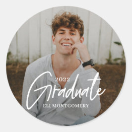 Zeichnete Abschluss-Sticker für Word-bearbeitbare Runder Aufkleber