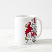 Zeichnete Familienwappen Kaffeetasse (VorderseiteRechts)