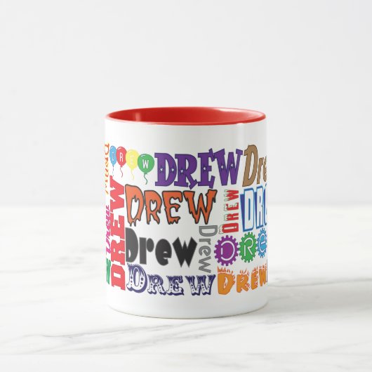 Zeichnete Kaffee-Tasse Tasse (Zentrum)