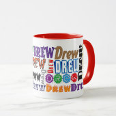 Zeichnete Kaffee-Tasse Tasse (VorderseiteRechts)