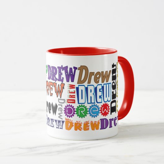 Zeichnete Kaffee-Tasse Tasse (VorderseiteRechts)