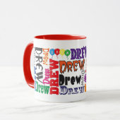 Zeichnete Kaffee-Tasse Tasse (Vorderseite Links)