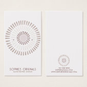 Zeichnete Kreise Ofenanzeige (Vorne & Hinten)