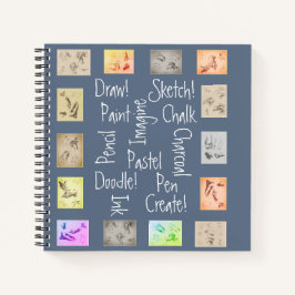 Zeichnetest, Anstrich, Skizze Antiquitätenstudien Notizblock