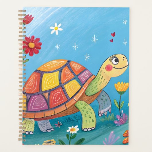Zeichnung Baby-Schildkröte Planer (Vorderseite)