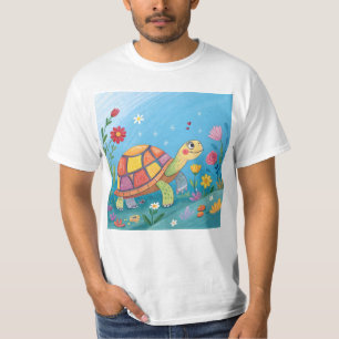 Zeichnung Baby-Schildkröte T-Shirt
