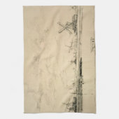 Zeichnung der Windmühlen Handtuch (Vertikal)