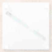 Zeichnung des Insulinpens Glasuntersetzer (Rückseite)