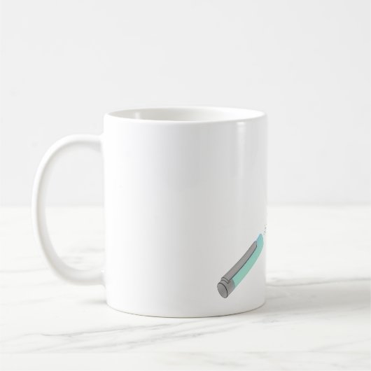 Zeichnung des Insulinpens Kaffeetasse (Links)