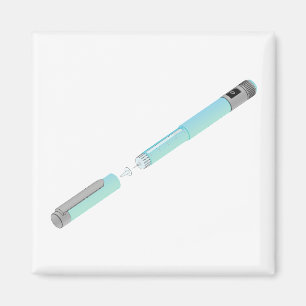 Zeichnung des Insulinpens Magnet