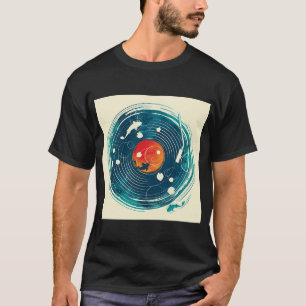 Zeichnung des Klangs von Wasser T-Shirt