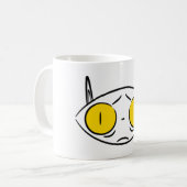 Zeichnung einer hässlichen Katze oder einer niedli Kaffeetasse (Vorderseite Links)