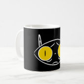 Zeichnung einer hässlichen Katze oder einer niedli Kaffeetasse (Vorderseite Links)