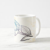 Zeichnung einer Rose, Tasse (VorderseiteRechts)