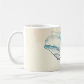 Zeichnung einer Rose, Tasse (Links)